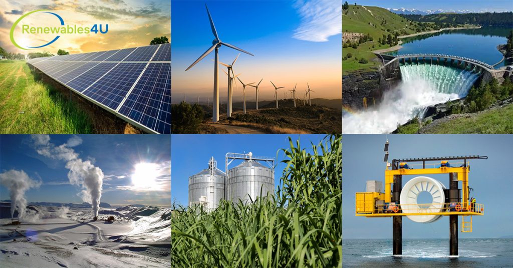 6 types of renewable energy