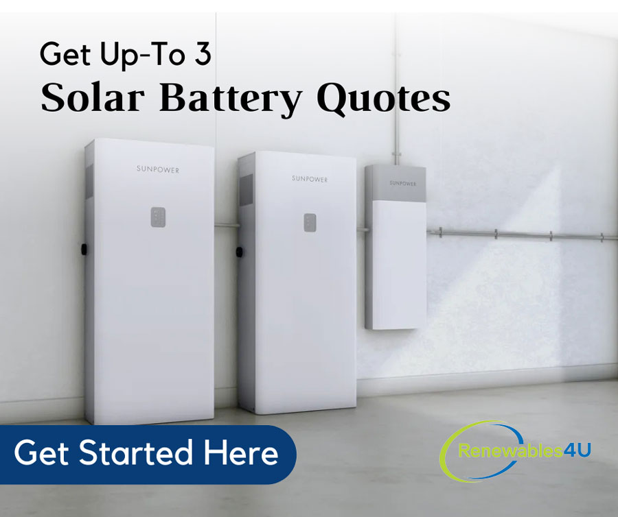 Solar Battery Quotes by Renewables4U